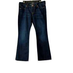 OLD NAVY DIVA JEANS 10 Short Dark Wash Boot Cut Western Coastal Cowgirl